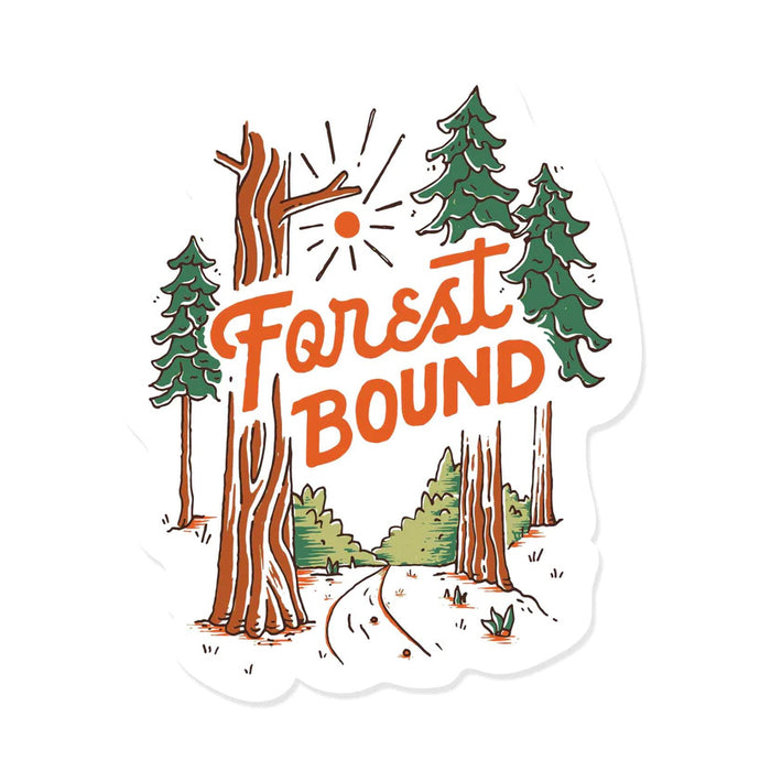 Forest bound sticker