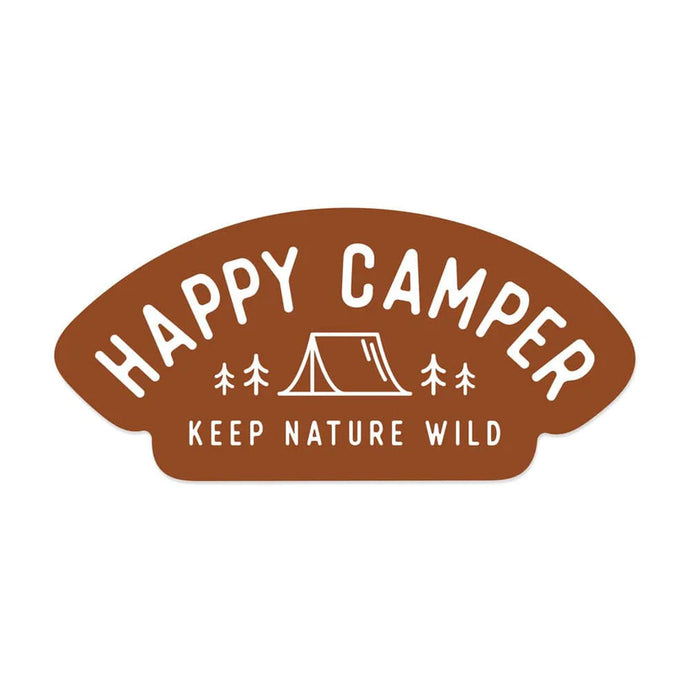 Happy Camper Keep Nature Wild sticker