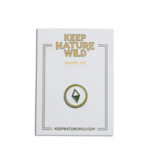 Load image into Gallery viewer, Keep Nature Wild compass enamel pin
