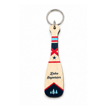 Load image into Gallery viewer, Lake Superior Paddle Keychain

