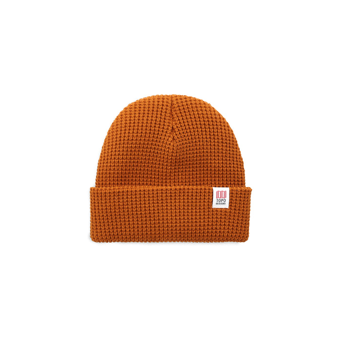 orange knit beanie