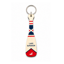 Load image into Gallery viewer, Lake Superior Paddle Keychain

