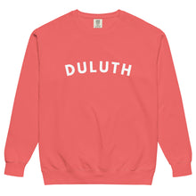 Load image into Gallery viewer, watermelon sweatshirt that says Duluth

