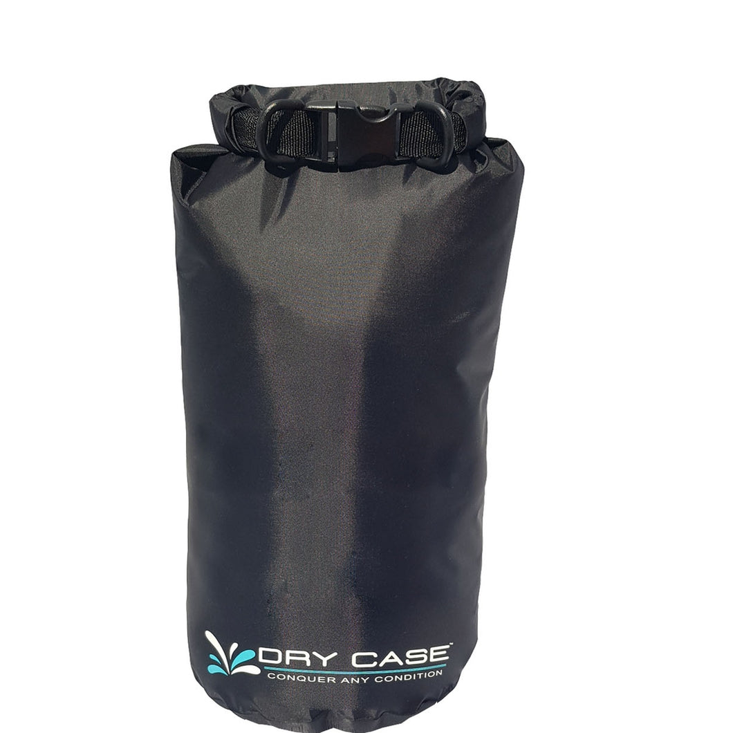 Black dry-bag for paddling with clip closure