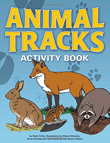 Animal tracks activity book