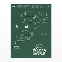 Load image into Gallery viewer, Great Minnesota North Shore Map
