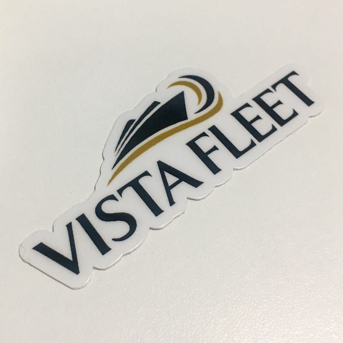 Vista Fleet logo sticker