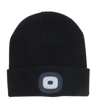 Load image into Gallery viewer, black nightscope beanie

