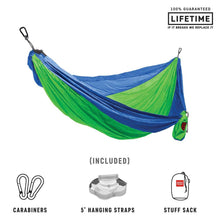 Load image into Gallery viewer, Double Deluxe Parachute Nylon Hammock
