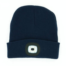 Load image into Gallery viewer, navy nightscope beanie
