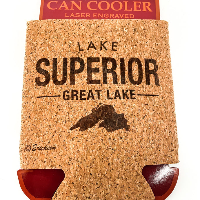 Lake Superior cork can cooler